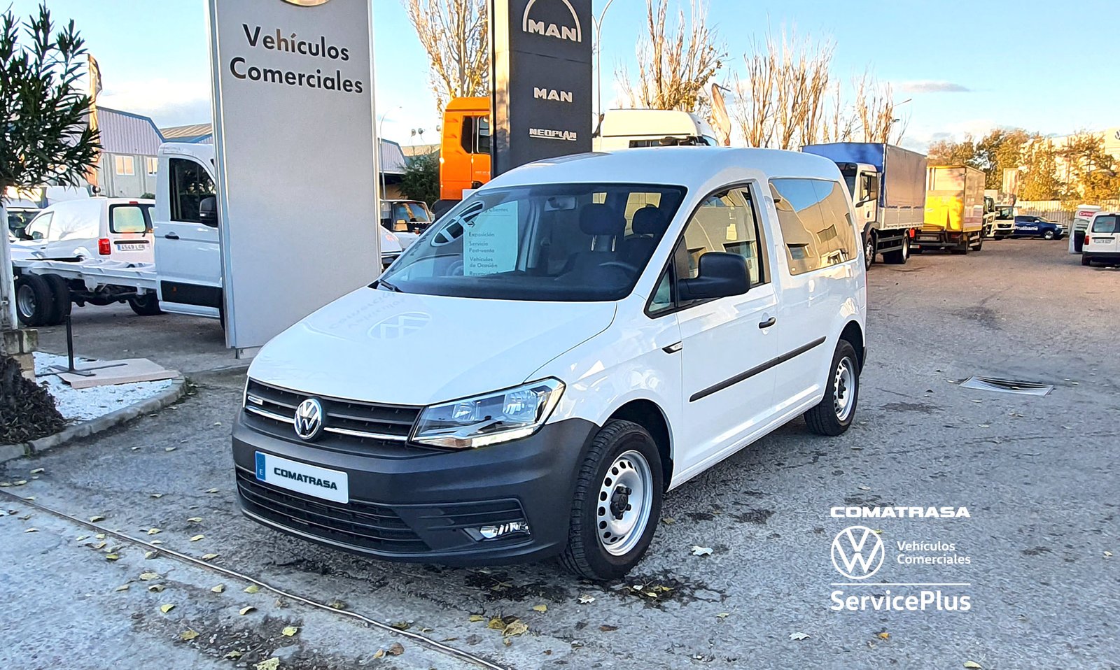Volkswagen Caddy con indicador de reserva activado