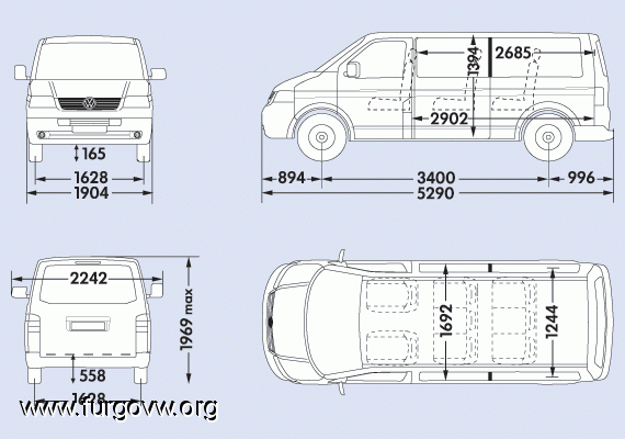 Cuánto mide una Transporter T5: Guía detallada sobre sus dimensiones